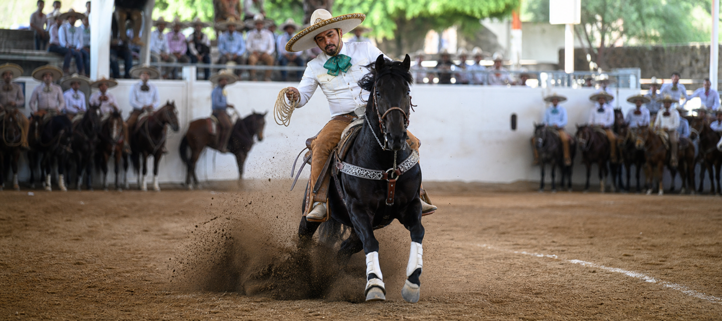 Participante ganador del evento de QA Gran Torneo Charro Jalisco 2026